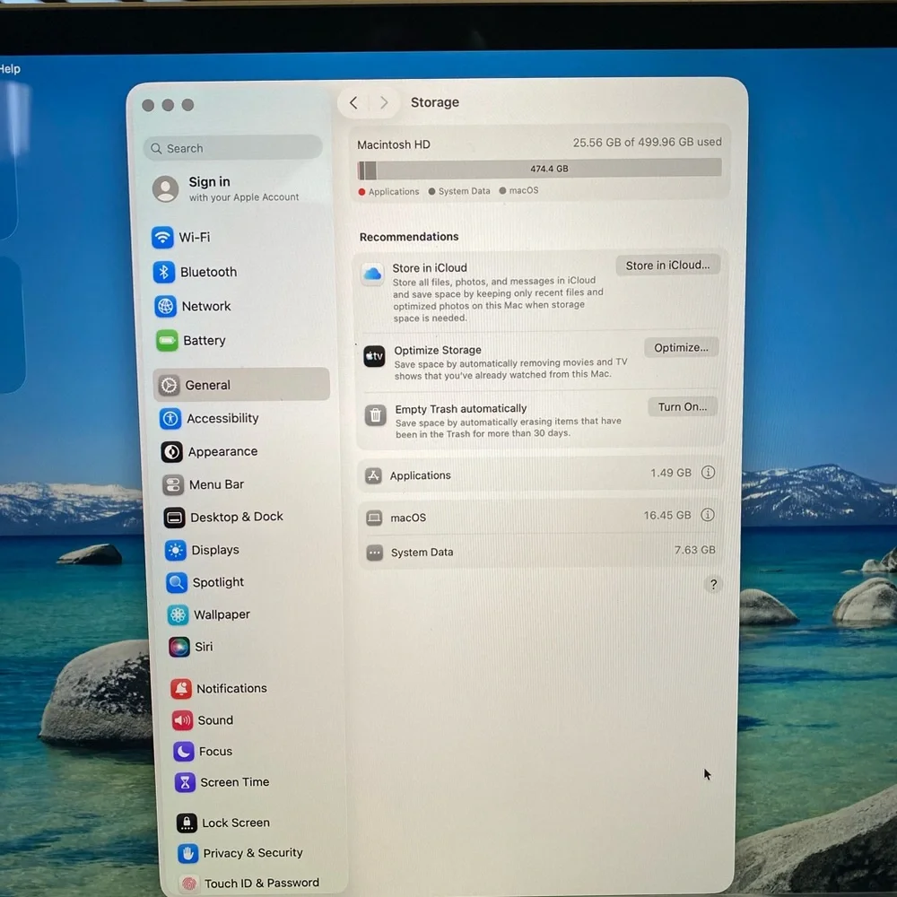 Apple MacBook Pro 16™ 2019 Model A2141 Intel i7 2.6GHz 16GB RAM 512GB Mac HD